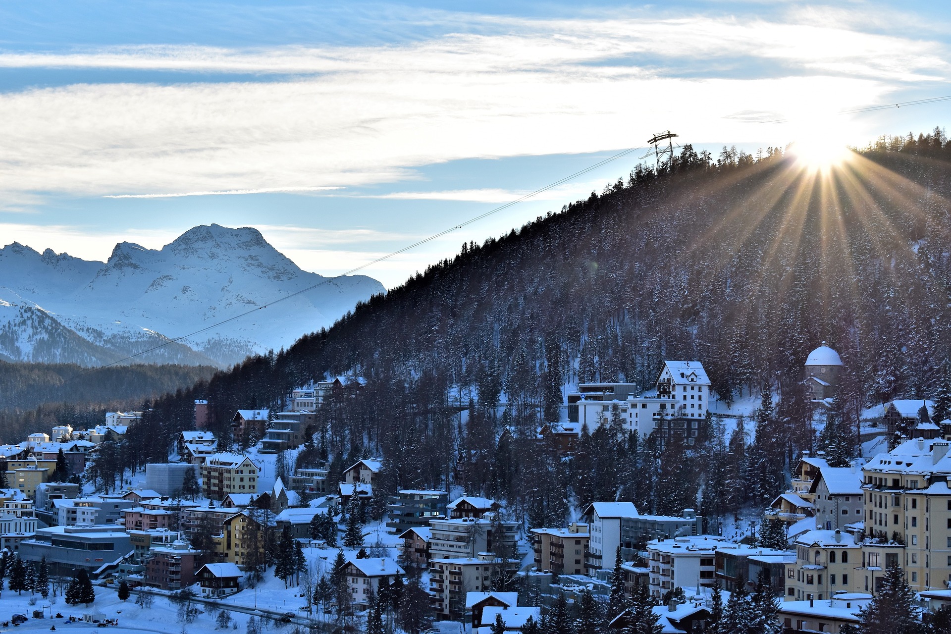 St Moritz ski